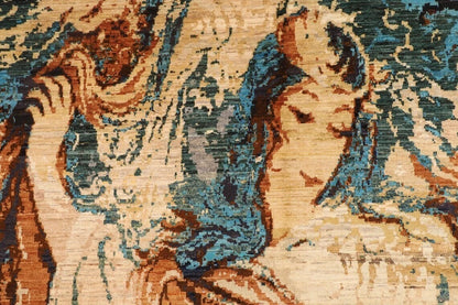 203 x 289 cm | Art Afghan Tribal Hand Knotted Carpet