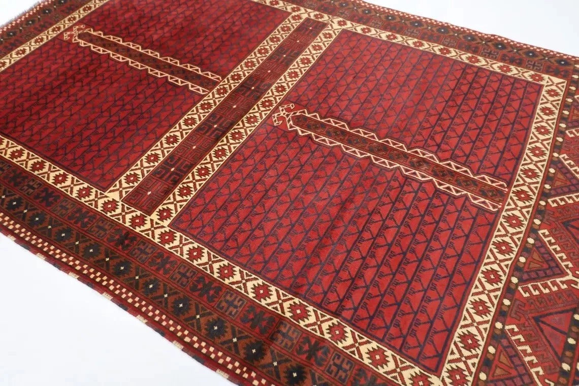 199 x 299 cm | Maranoce Afghan Tribal Hand Knotted Carpet