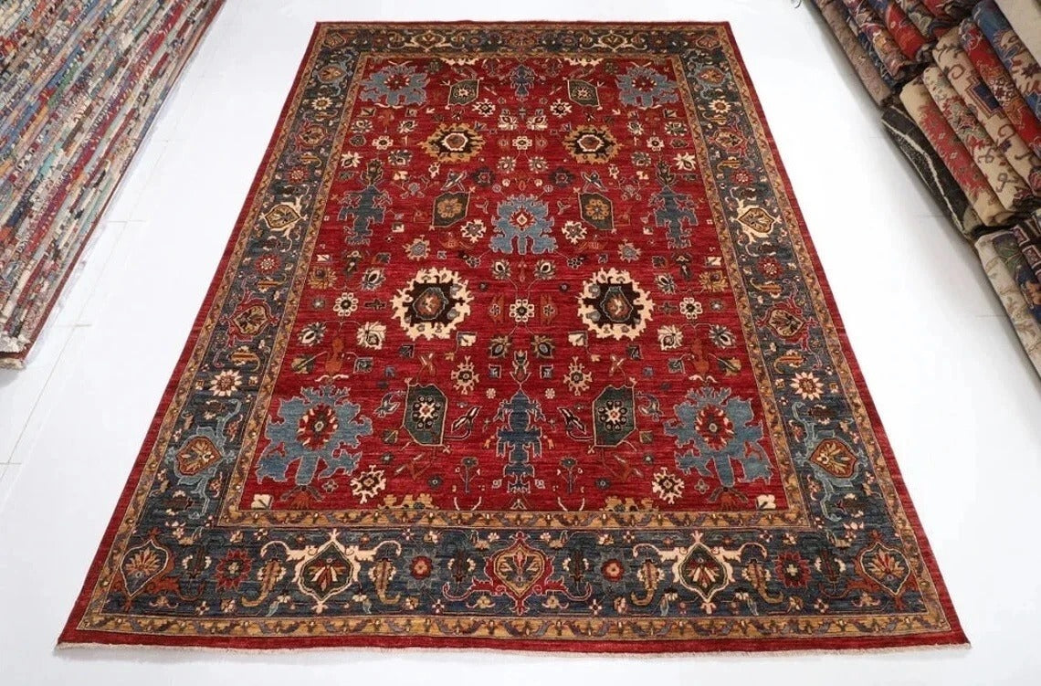 278 x 364 cm | Aryana Afghan Tribal Hand Knotted Carpet