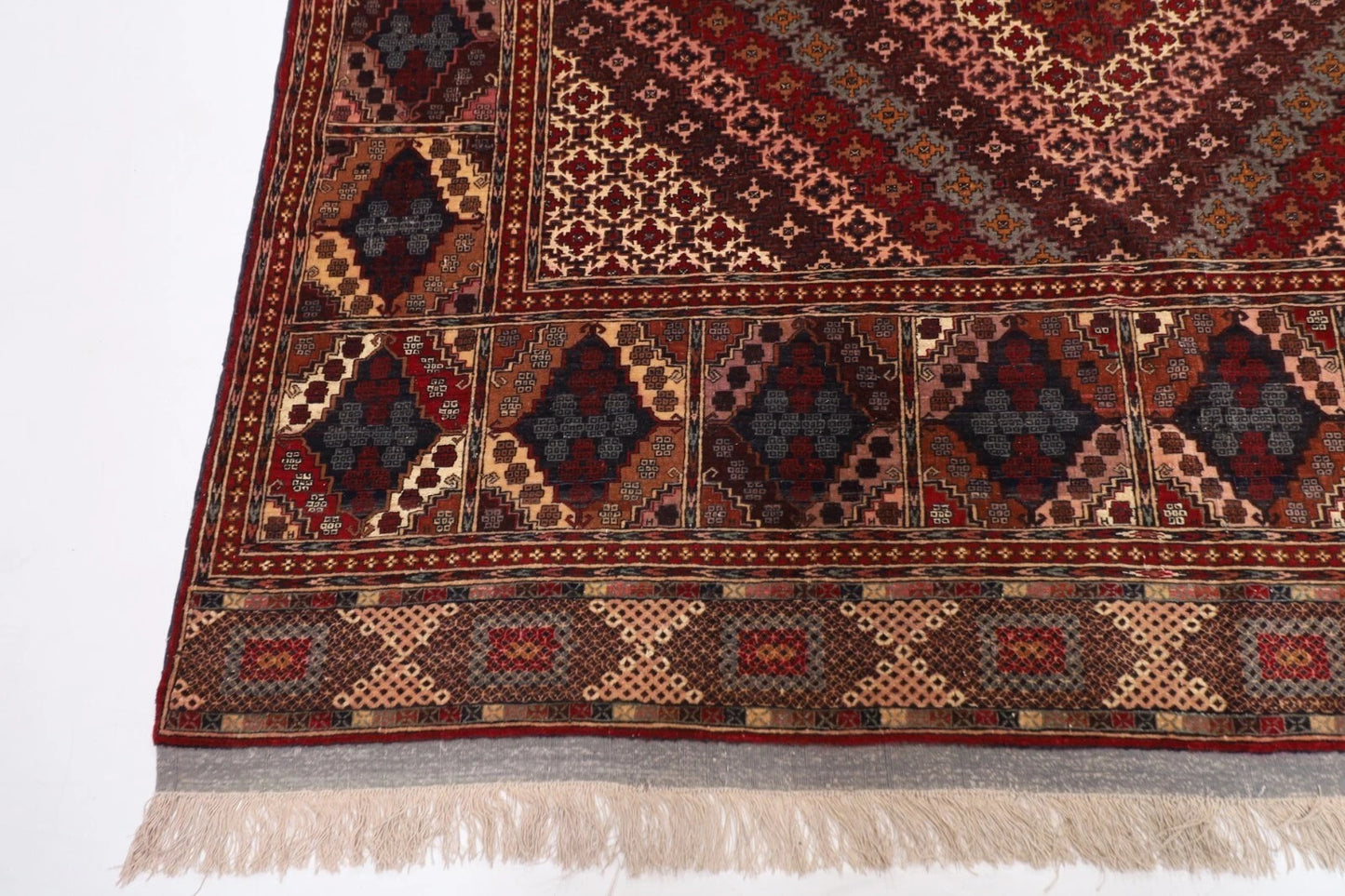 196 x 294 cm | Kabuli Silk Afghan Tribal Hand Knotted Carpet