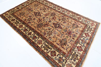 176 x 276 cm |  Kazak Gold Afghan Tribal Hand Knotted Veg Dye Wool carpet