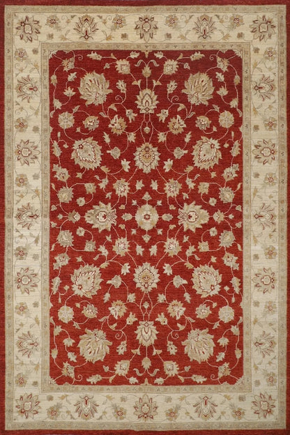 206 x 290 cm | Oriental Afghan Tribal Hand Knotted Carpet