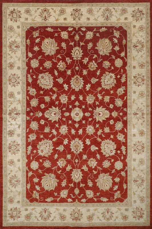 206 x 290 cm | Oriental Afghan Tribal Hand Knotted Carpet