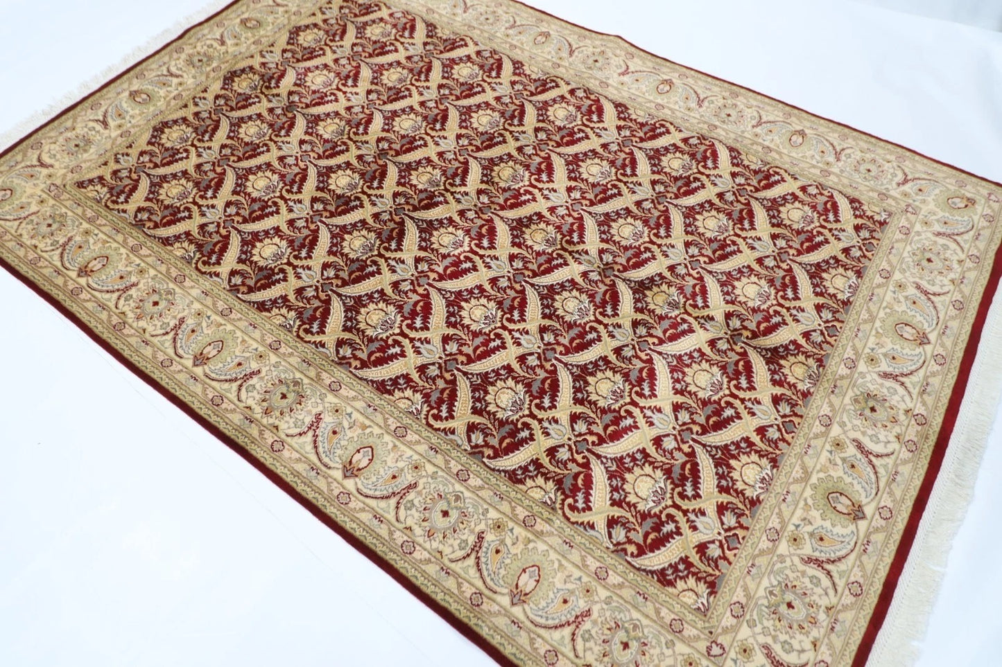 170 x 249 cm | Afghan Tribal Hand Knotted Veg Dye Wool Carpet