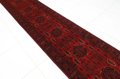 83 x 505 cm | Khal Mohammadi Afghan Tribal Hand Knotted Wool Runner