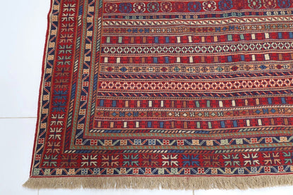 183 x 298 cm | Flat Weaved Kilim Tribal Hand Knotted Carpet