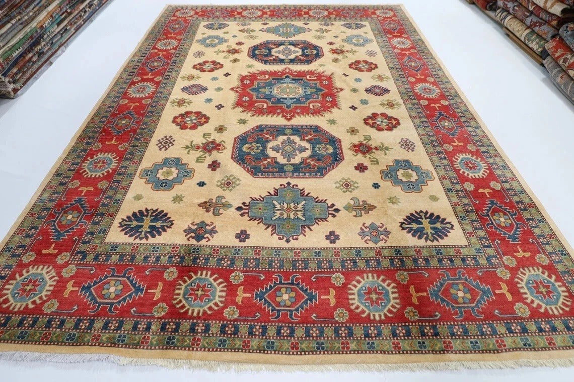 270 x 375 cm | Yakkish Afghan Hand Knotted Carpet