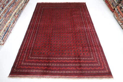 254 x 354 cm | Mori Bokhara Afghan Tribal Hand Knotted Carpet