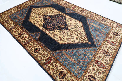 204 x 307 cm | Serapi Afghan Tribal Hand Knotted Carpet