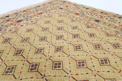 160 x 186 cm | Flat Weave Afghan Tribal Hand Knotted Veg Dye Wool Kilim