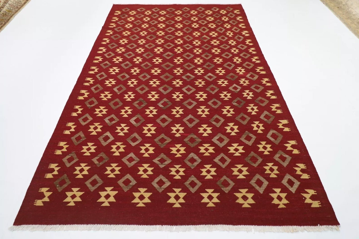 196 x 300 cm | Flat Weaved Afghan Tribal Hand Knotted Kilim