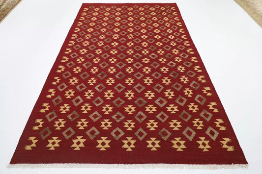 196 x 300 cm | Flat Weaved Afghan Tribal Hand Knotted Kilim