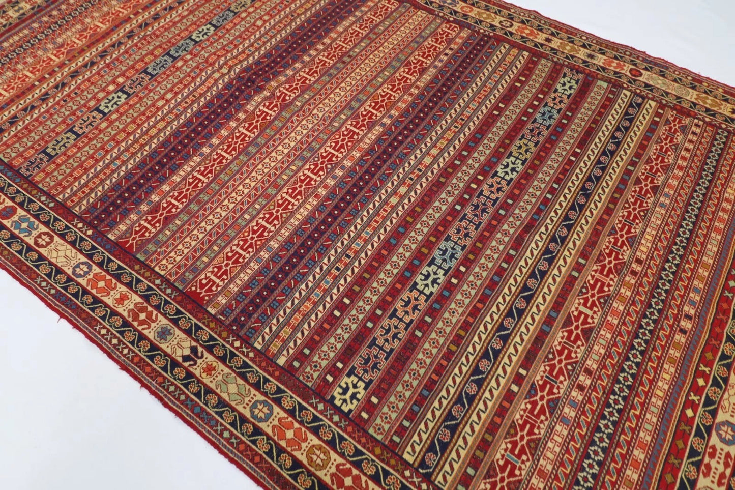 192 x 298 cm | Flat Weaved Kilim Tribal Hand Knotted Carpet