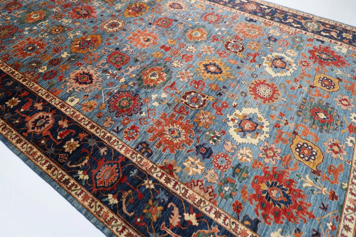 296 x 492 cm | Aryana Afghan Tribal Hand Knotted Carpet