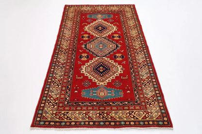 116 x 200 cm | Shirvan Afghan Tribal Hand Knotted Veg Dye Wool carpet