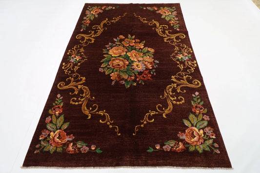 167 x 247 cm | Gabbeh Afghan Tribal Hand Knotted Veg Dye Wool Carpet
