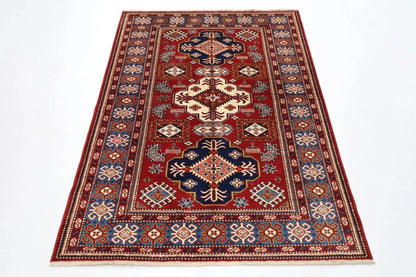 127 x 173 cm | Shirvan Afghan Tribal Hand Knotted Veg Dye Wool carpet