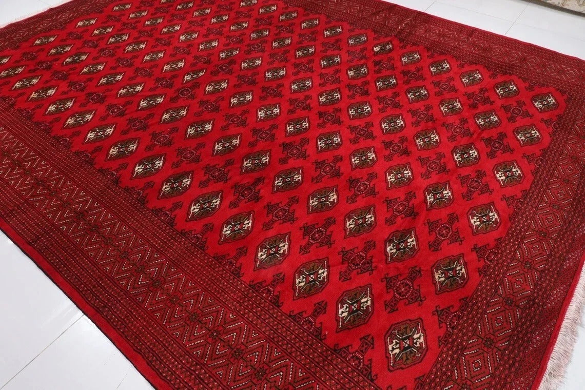 291 x 385 cm | Bokhara Tribal Hand Knotted Carpet