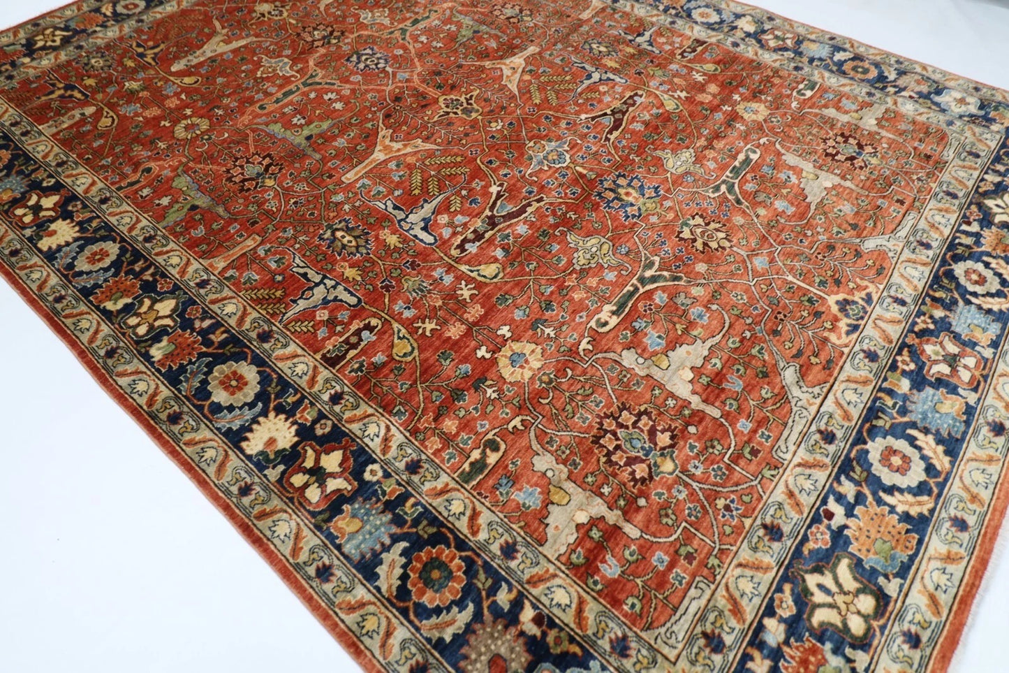 271 x 363 cm | Bidjar Afghan Tribal Hand Knotted Carpet