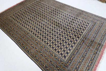 196 x 300 cm | Bokhara Afghan Tribal Hand Knotted Carpet