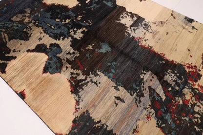 199 x 293 cm | Abstract Afghan Tribal Hand Knotted Carpet