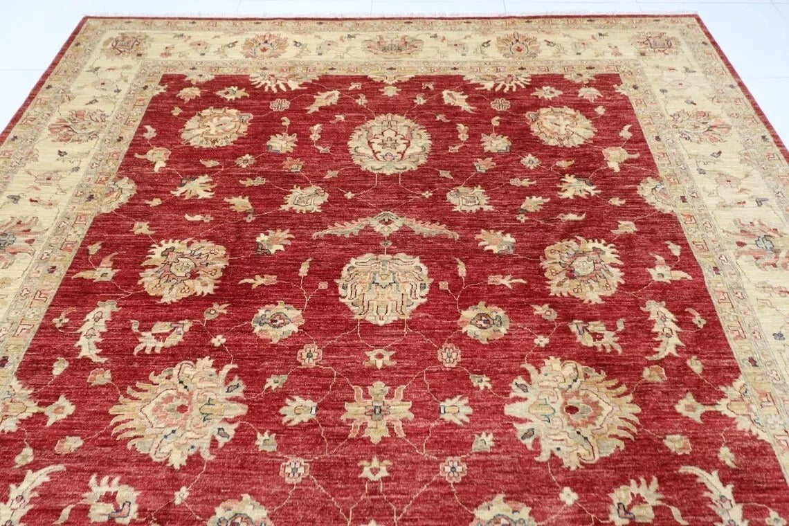 273 x 377 cm | Chobi Afghan Tribal Hand Knotted Carpet
