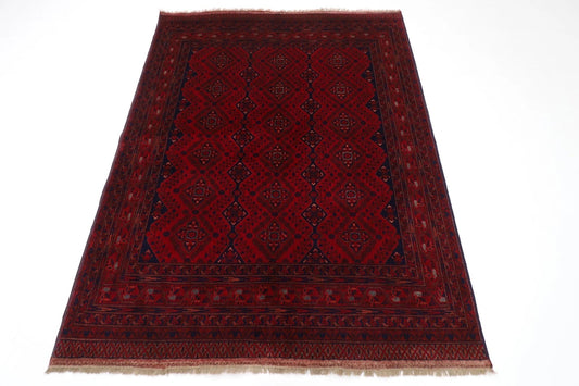 155 x 200 cm | Belgic Tribal Hand Knotted Wool Carpet