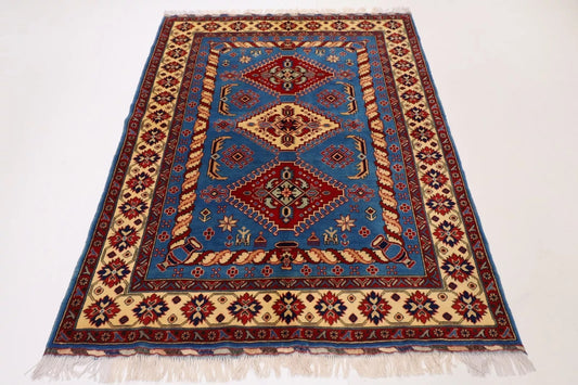 155 x 210 cm | Maranoce Afghan Tribal Hand Knotted Veg Dye Wool Carpet