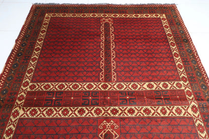 197 x 302 cm | Maranoce Afghan Tribal Hand Knotted Carpet