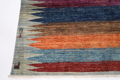 178 x 271 cm | Gabbeh Animal Afghan Tribal Hand Knotted Veg Dye Wool Carpet