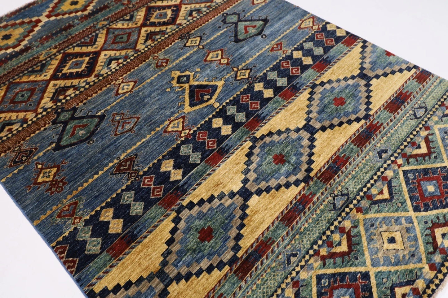 187 x 268 cm |  Gabbeh  Afghan Tribal Hand Knotted Veg Dye Wool carpet
