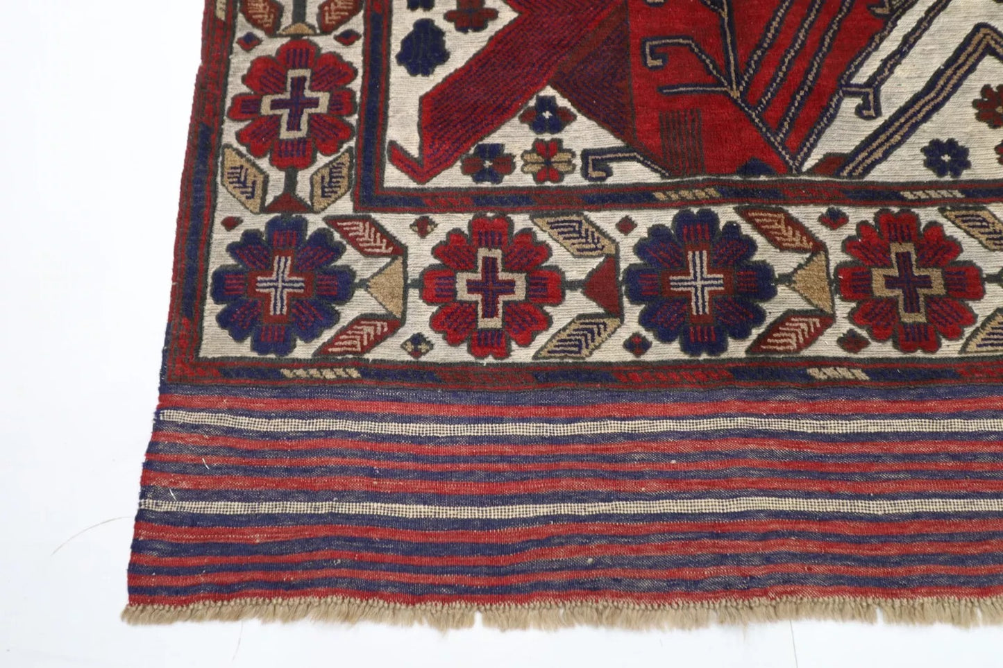 120 x 180 cm | Afghan Tribal Hand Knotted Veg Dye Wool carpet