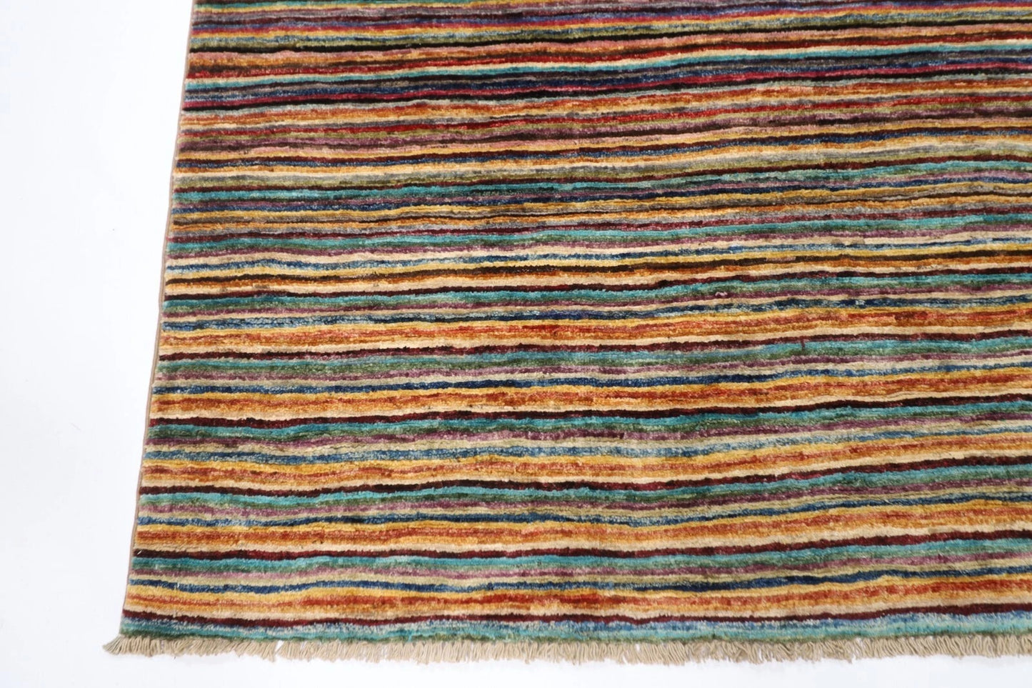 142 x 195 cm | Gabbeh Afghan Tribal Hand Knotted Veg Dye Wool carpet