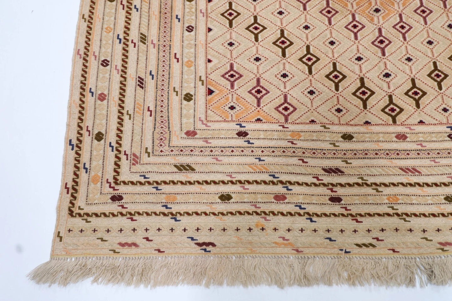 195 x 286 cm | Carpet Kilim Afghan Tribal Hand Knotted Carpet