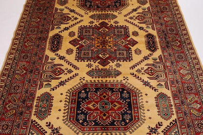197 x 273 cm | Shirvan Afghan Tribal Hand Knotted Carpet