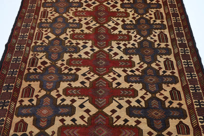 174 x 260 cm | Barjesta Flat Weaved Afghan Tribal Hand Knotted Wool Carpet kilim