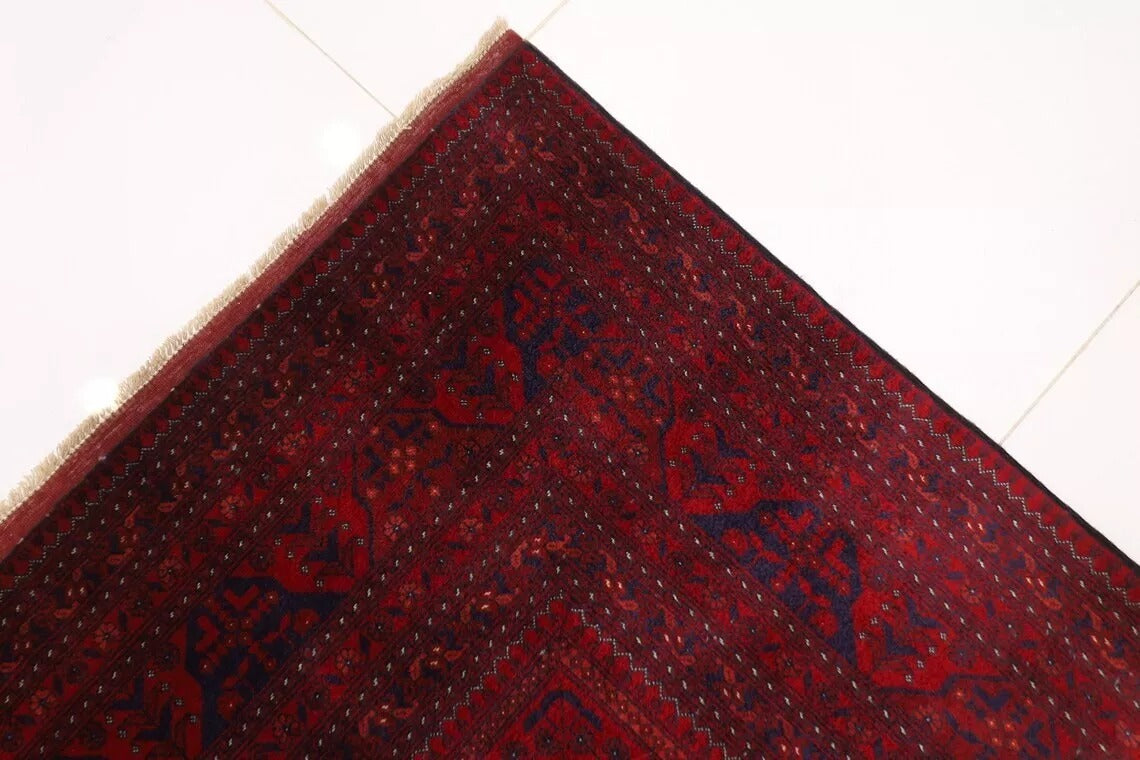 253 x 345 cm | Belgic Afghan Tribal Hand Knotted Carpet