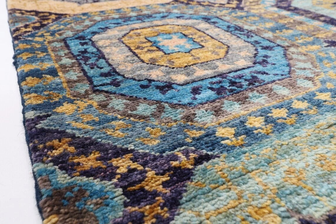 195 x 310 cm | Mamluk Afghan Tribal Hand Knotted Carpet