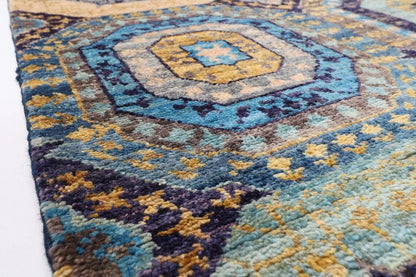 195 x 310 cm | Mamluk Afghan Tribal Hand Knotted Carpet