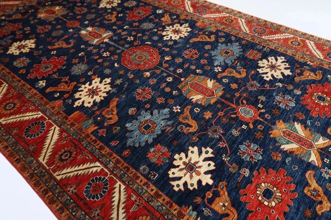 245 x 423 cm | Gallery Size Afghan Tribal Hand Knotted Carpet