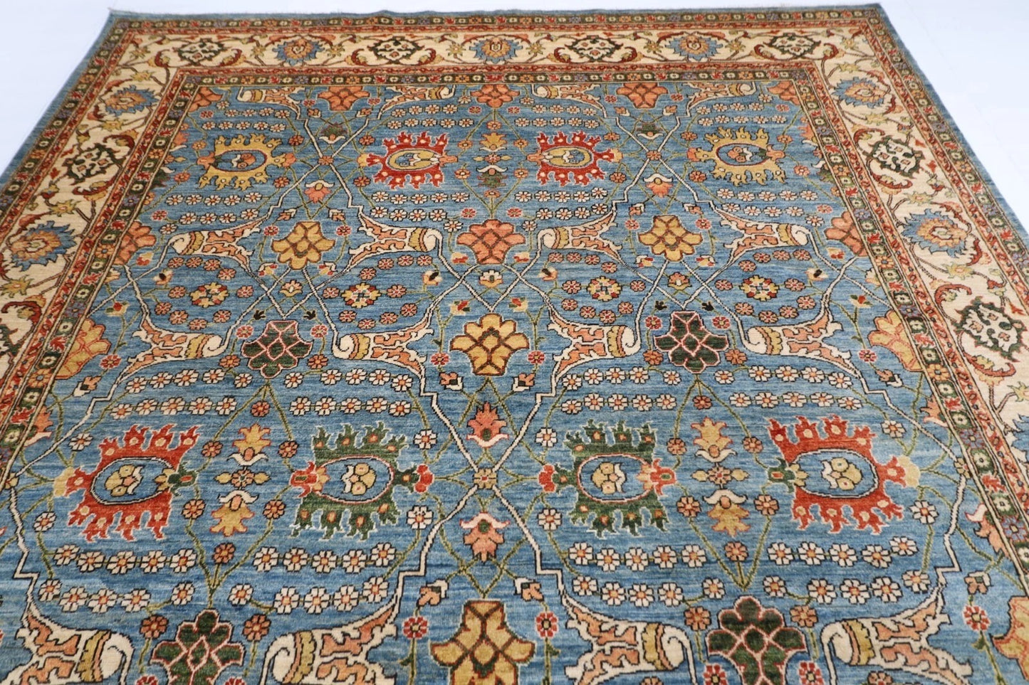 270 x 393 cm | Bidjar Afghan Tribal Hand Knotted Carpet