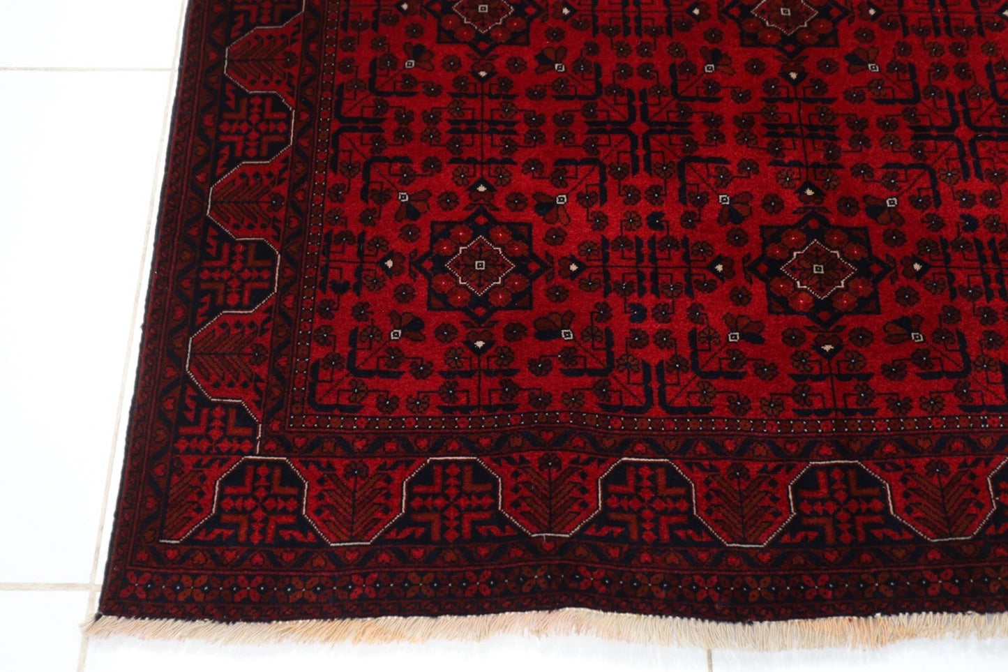 152 x 202 cm | Belgic Tribal Hand Knotted Wool Carpet