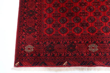 146 x 193 cm | Kerman Afghan Tribal Hand Knotted Veg Dye Wool Carpet