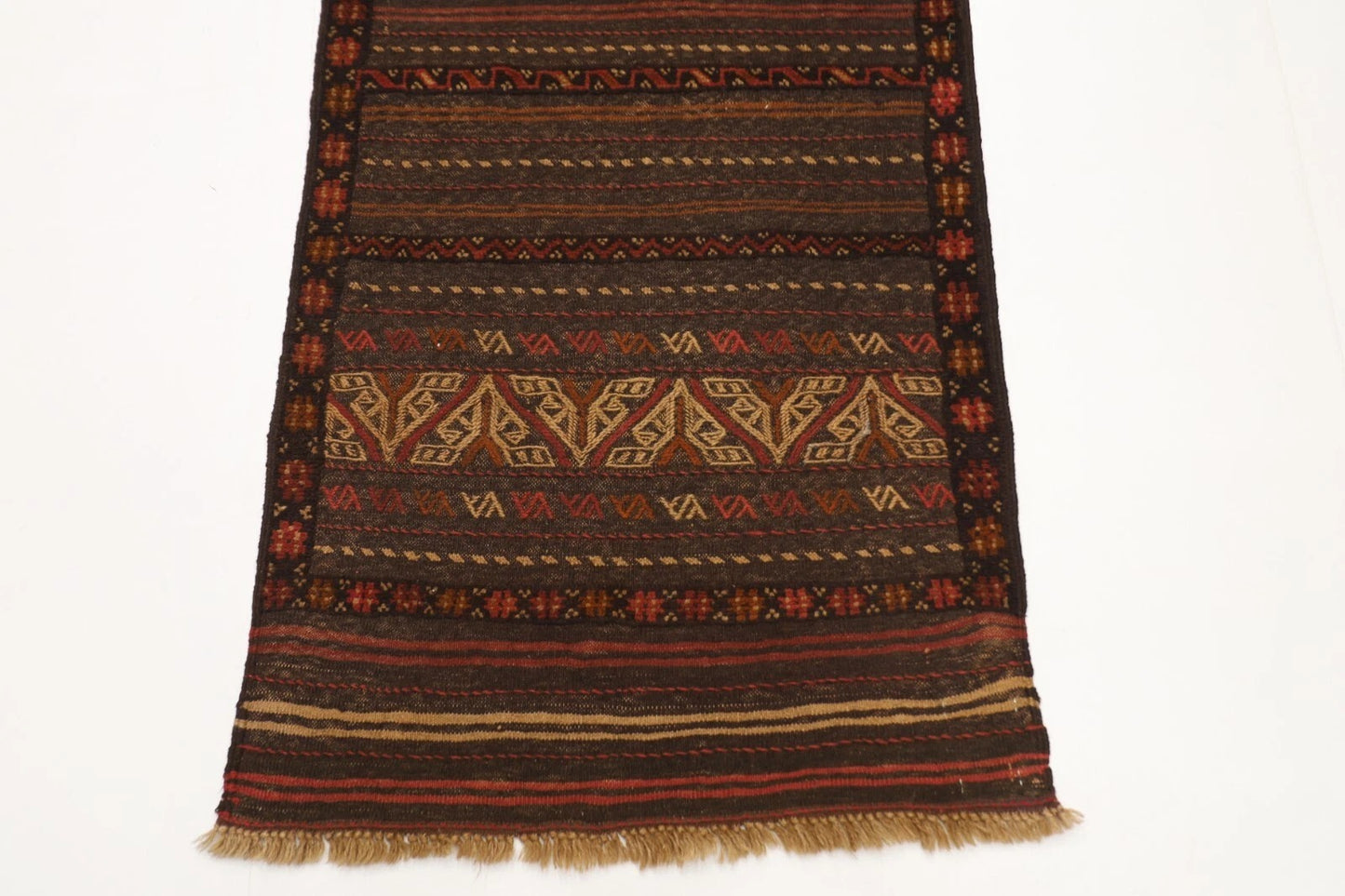 68 x 172 cm | Kilim Afghan Tribal Hand Knotted Wool Runner