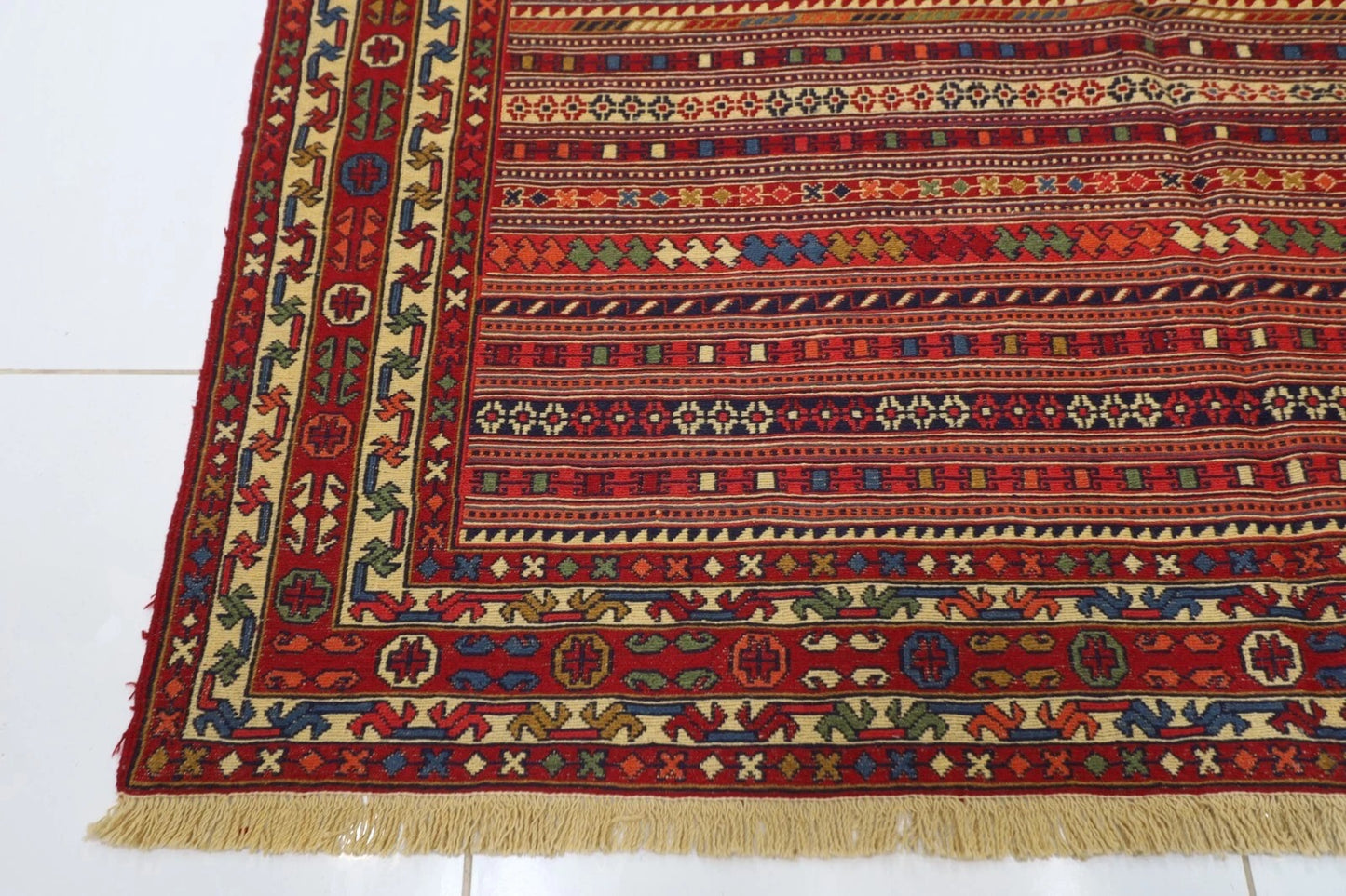 190 x 294 cm | Flat Weaved Kilim Tribal Hand Knotted Carpet