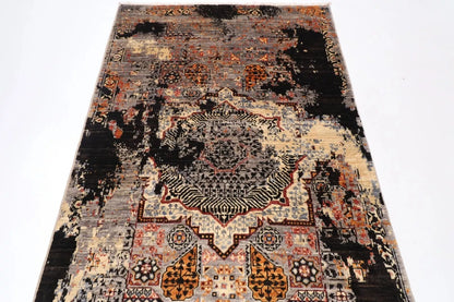 103 x 296 cm | Abstract Afghan Tribal Hand Knotted Wool Runner