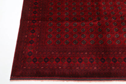 202 x 298 cm | Fine Mori Bokhara Afghan Tribal Hand Knotted Carpet