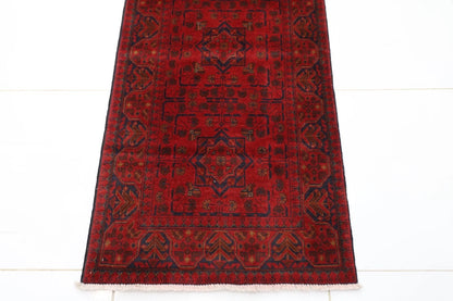 78 x 303 cm | Khal Mohammadi Afghan Tribal Hand Knotted Wool Runner