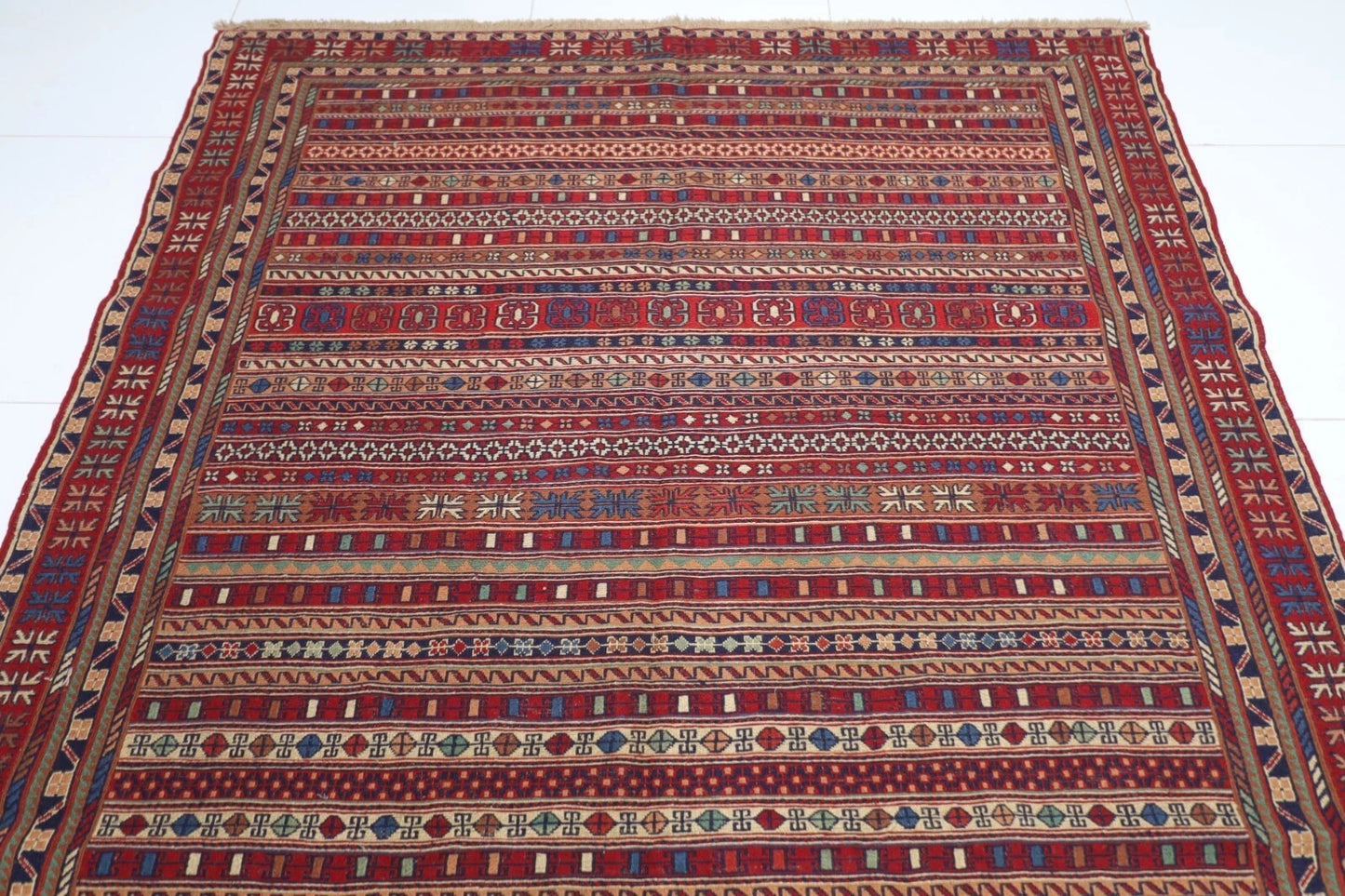183 x 298 cm | Flat Weaved Kilim Tribal Hand Knotted Carpet