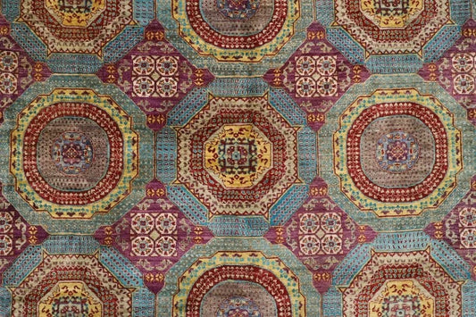 408 x 610 cm | beautiful purple Large Size Area Rug Afghan Hand Knotted carpet